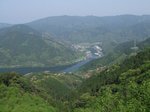 坂本山江線からの球磨川